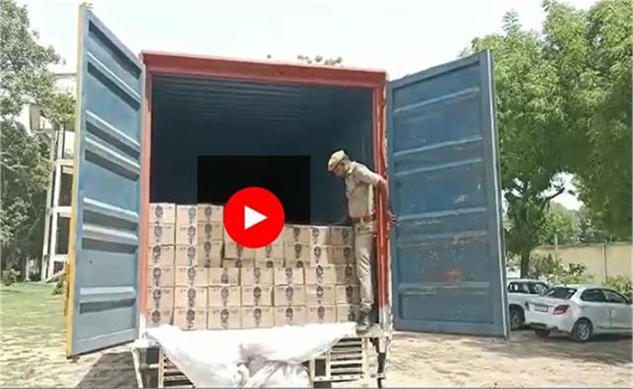 Liquor worth Rs 2 crore caught going to Bihar in a container