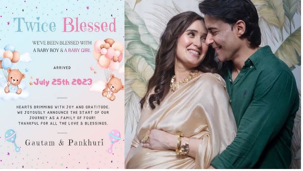 Gautam Rode-Pankhuri Awasthi's house buzzes after five years of marriage, 'Draupadi of TV' becomes mother of twins