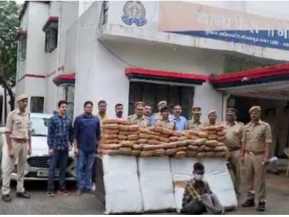 Hemp worth Rs 42 lakh recovered from two cars in Noida, one arrested