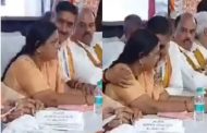 BJP MP places hand on woman MLA's shoulder on stage, video going viral