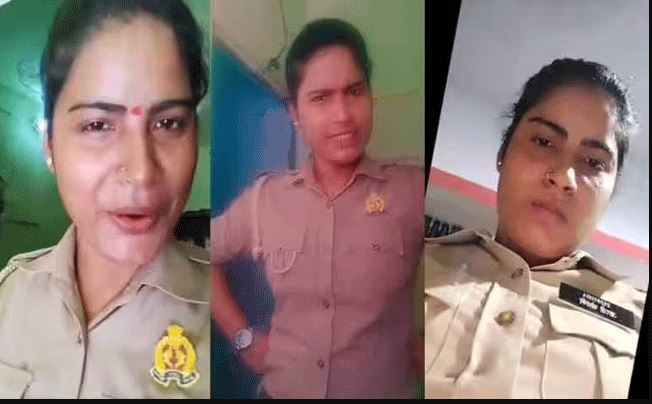 UP: Female constable made REEL on the song 'Teri Meri Dosti Pyaar Mein Badal Gayi...', SP suspended