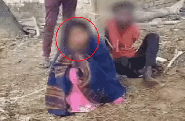 Taliban punishment for love: Villagers tied the couple to a pole and beat them, the mother of 5 children eloped with her lover.