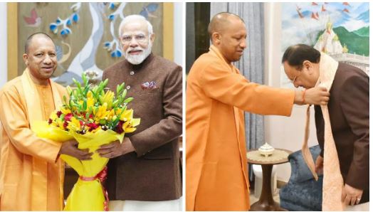 CM Yogi meets PM Modi amid speculations about UP cabinet expansion, meeting lasted for about one and a half hour