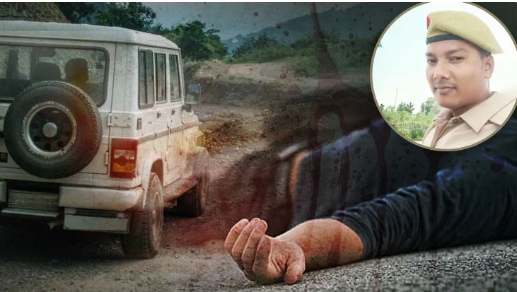 In Kaushambi, miscreants riding Bolero crushed a constable, he died, police is searching for the accused.