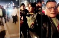 BJP leaders misbehave with policemen, video goes viral on social media