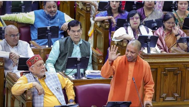 CM Yogi's big statement in the Assembly, 'Pandavas had asked for five villages, we want only 3'