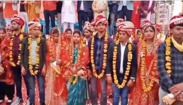 UP: When the groom did not come, the bride took off with her brother-in-law, after Ballia now 'played' in the mass marriage of Jhansi