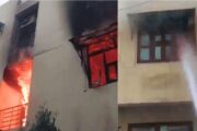 After Noida, now AC blast in Ghaziabad too, building burnt to ashes