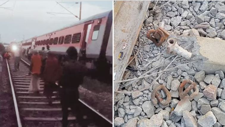 Kanpur: Heavy boulder on the track! 22 bogies of Sabarmati Express derailed after hitting the engine, now IB is investigating