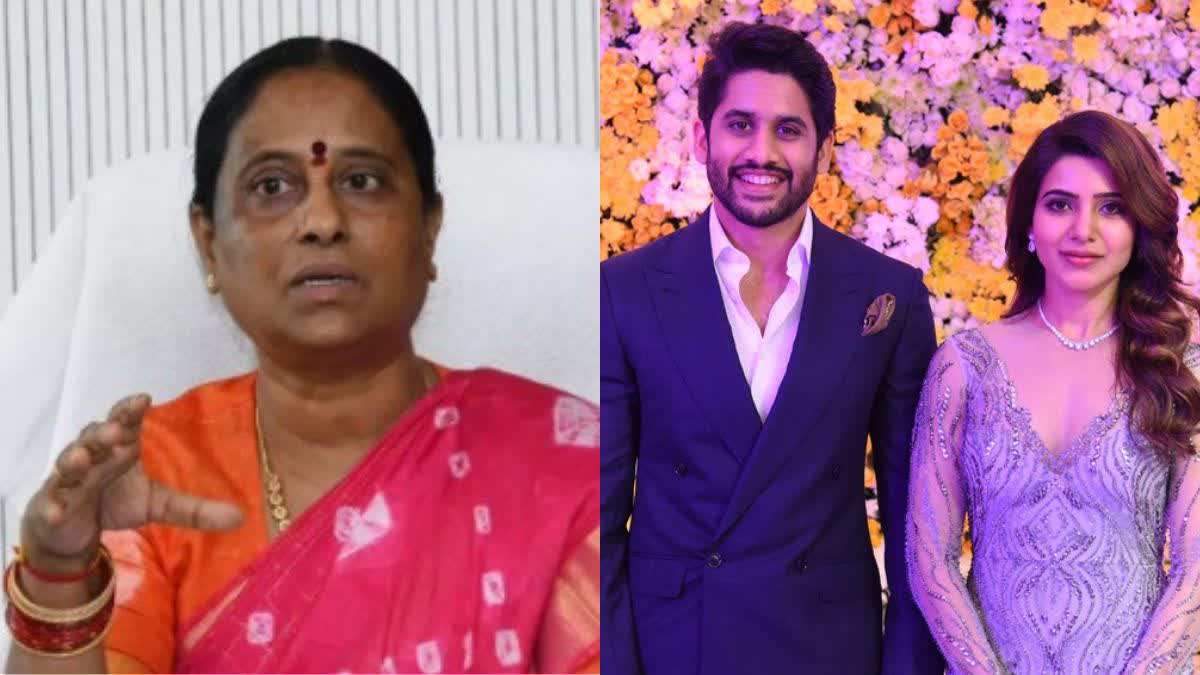 Minister Konda Surekha apologized to Samantha Ruth Prabhu, had given a controversial statement on the actress' divorce with Naga Chaitanya