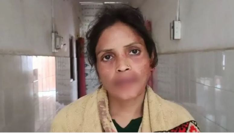 A woman went near the Vaishno Devi temple, the police reached immediately after getting the information, the officers were shocked to see the scene