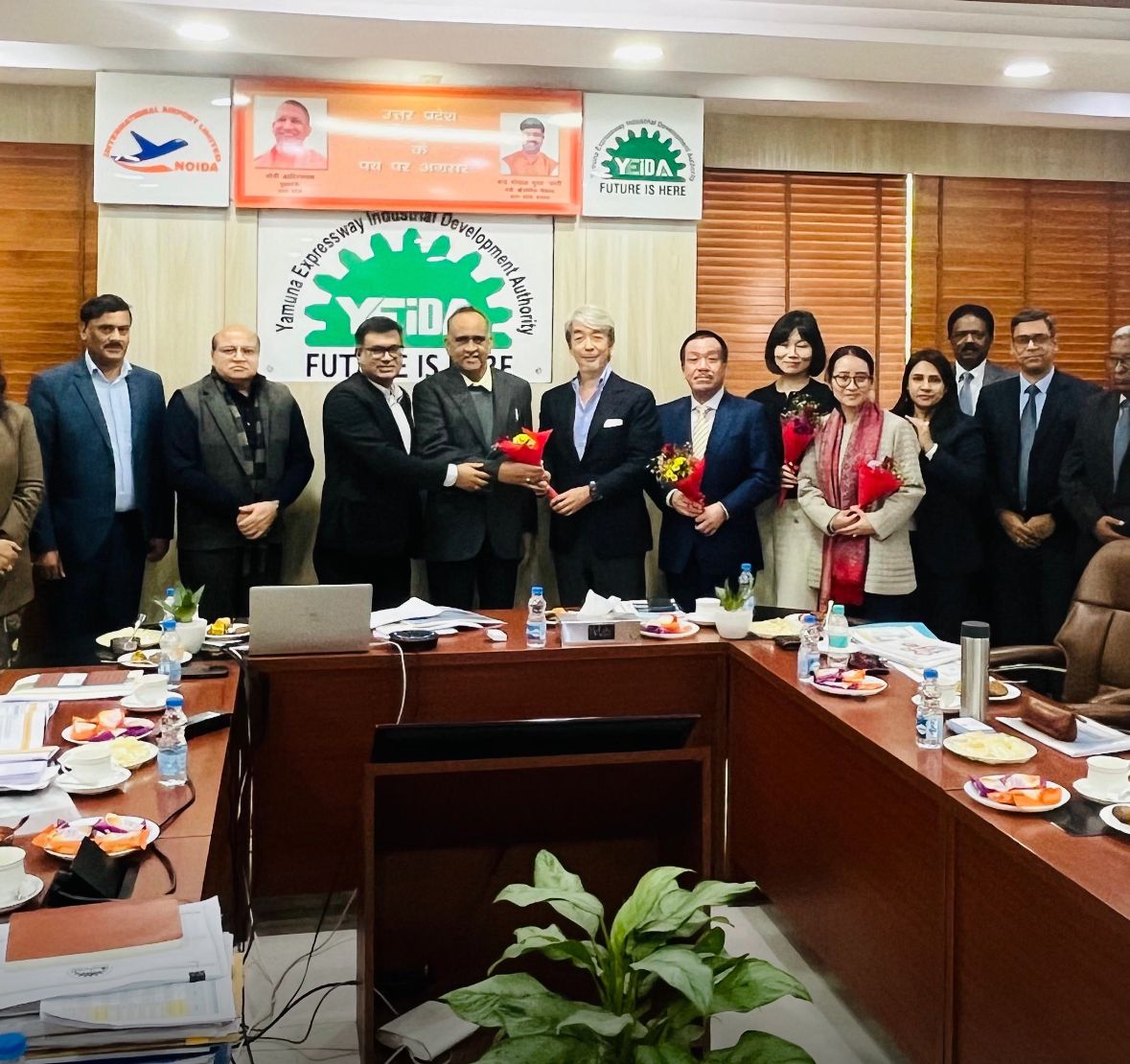Japanese Delegation visited YEIDA Administrative office