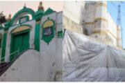 Before Holi, mosques started being covered with tarpaulin in Sambhal, Shahi Jama Masjid was also covered with tarpaulin, the third eye is keeping a sharp eye