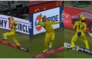 Catched, bounced, then caught... Strange play continued on the boundary line for several seconds, best catch of IPL