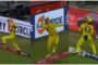 Catched, bounced, then caught... Strange play continued on the boundary line for several seconds, best catch of IPL