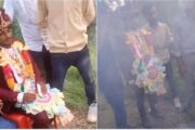 Sitting on the mandap, they were about to take the seven rounds when suddenly there was a shout, a fire was lit… the bride and groom had to hide and save their lives, what happened?