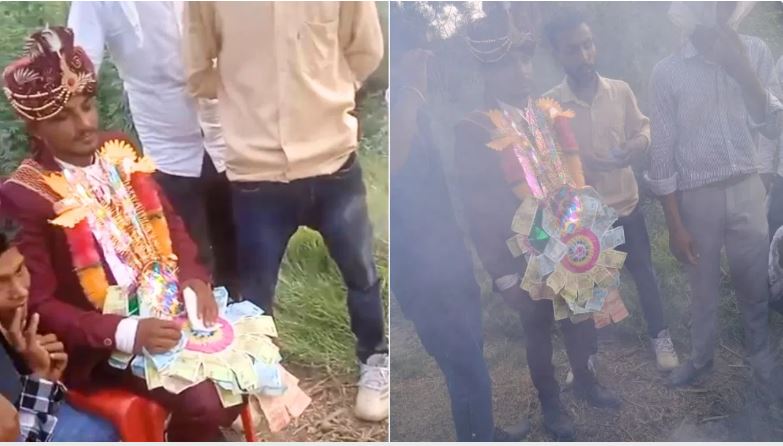 Sitting on the mandap, they were about to take the seven rounds when suddenly there was a shout, a fire was lit… the bride and groom had to hide and save their lives, what happened?