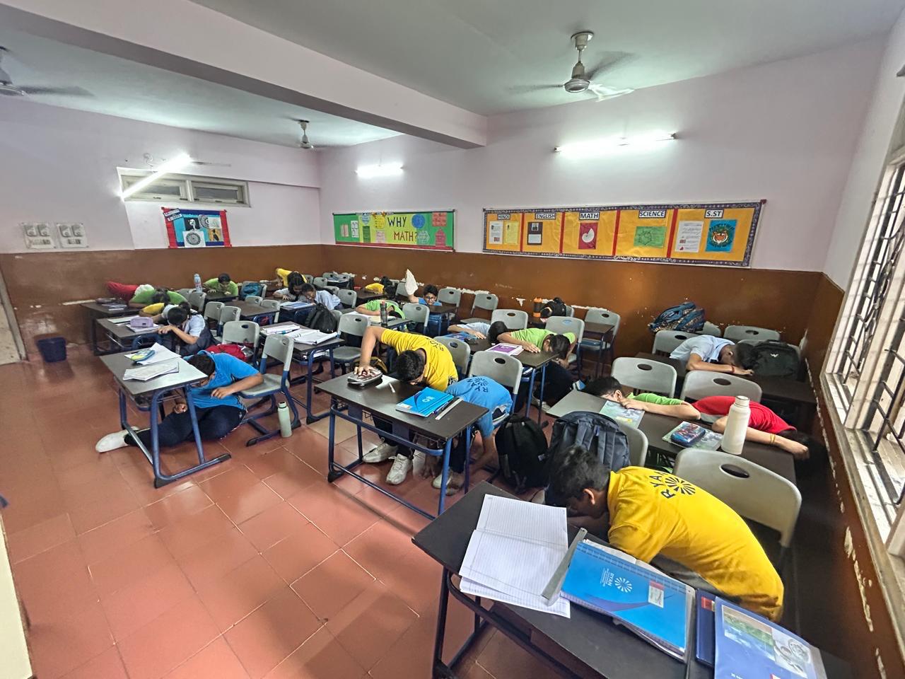 Mock Drill conducted by students Ryan International School, Greater Noida .